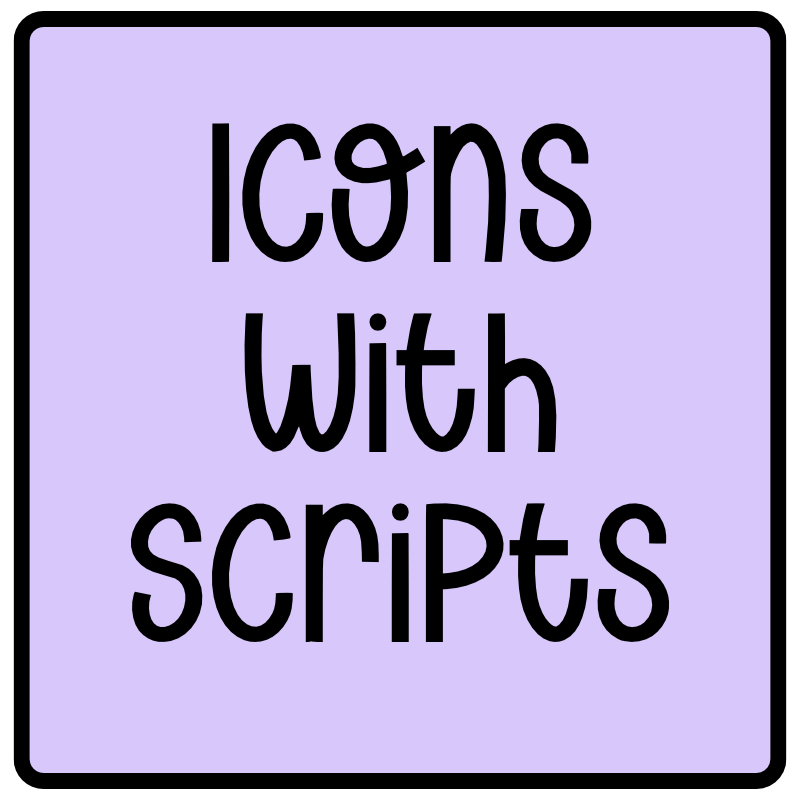 Icons With Scripts