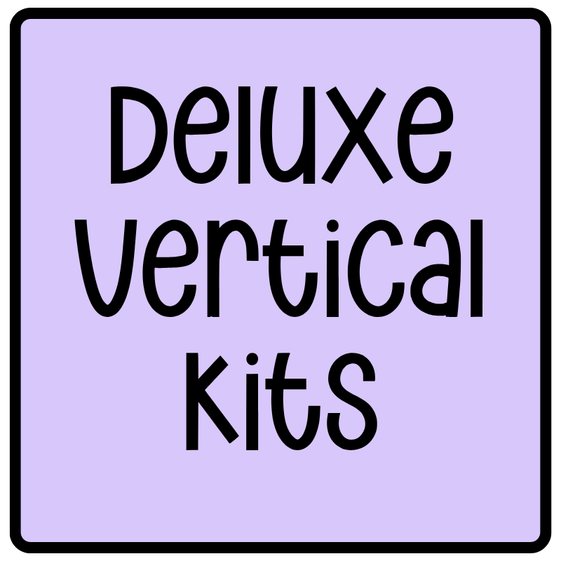 Deluxe 5 page vertical planner sticker kit category