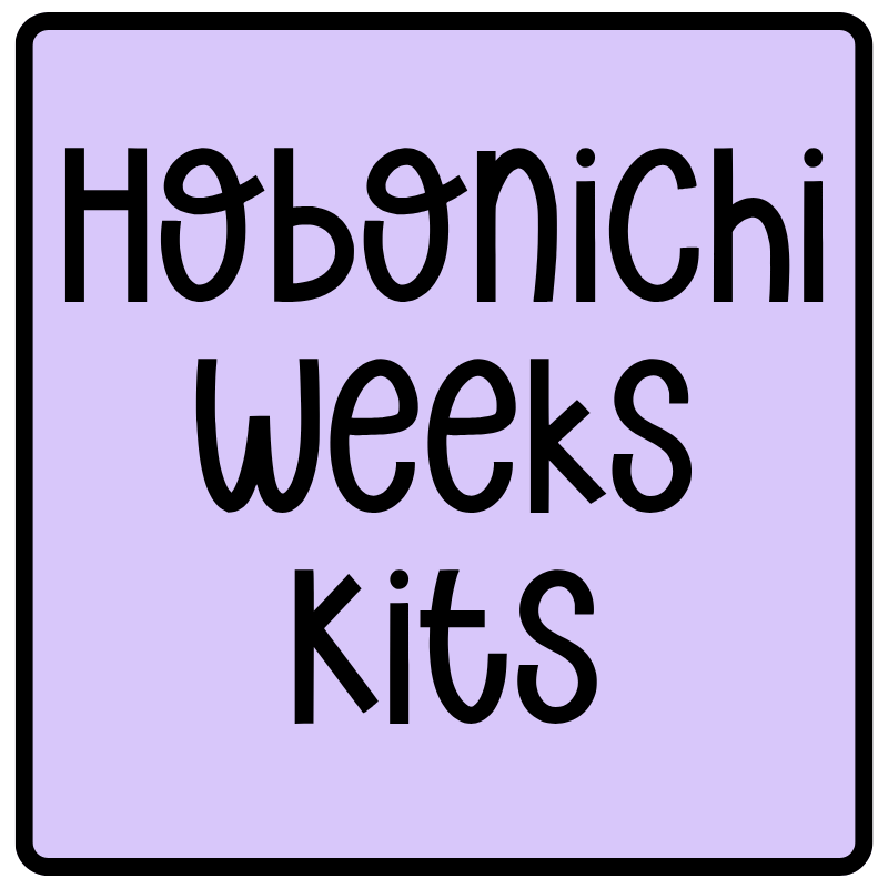 Hobonichi Weeks planner sticker kit category