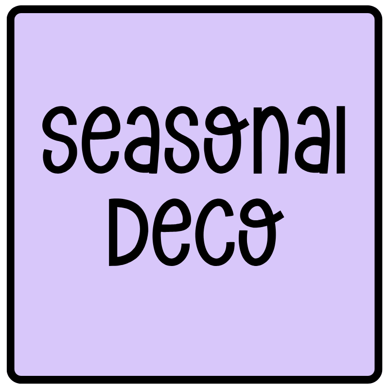 Seasonal deco planner sticker category