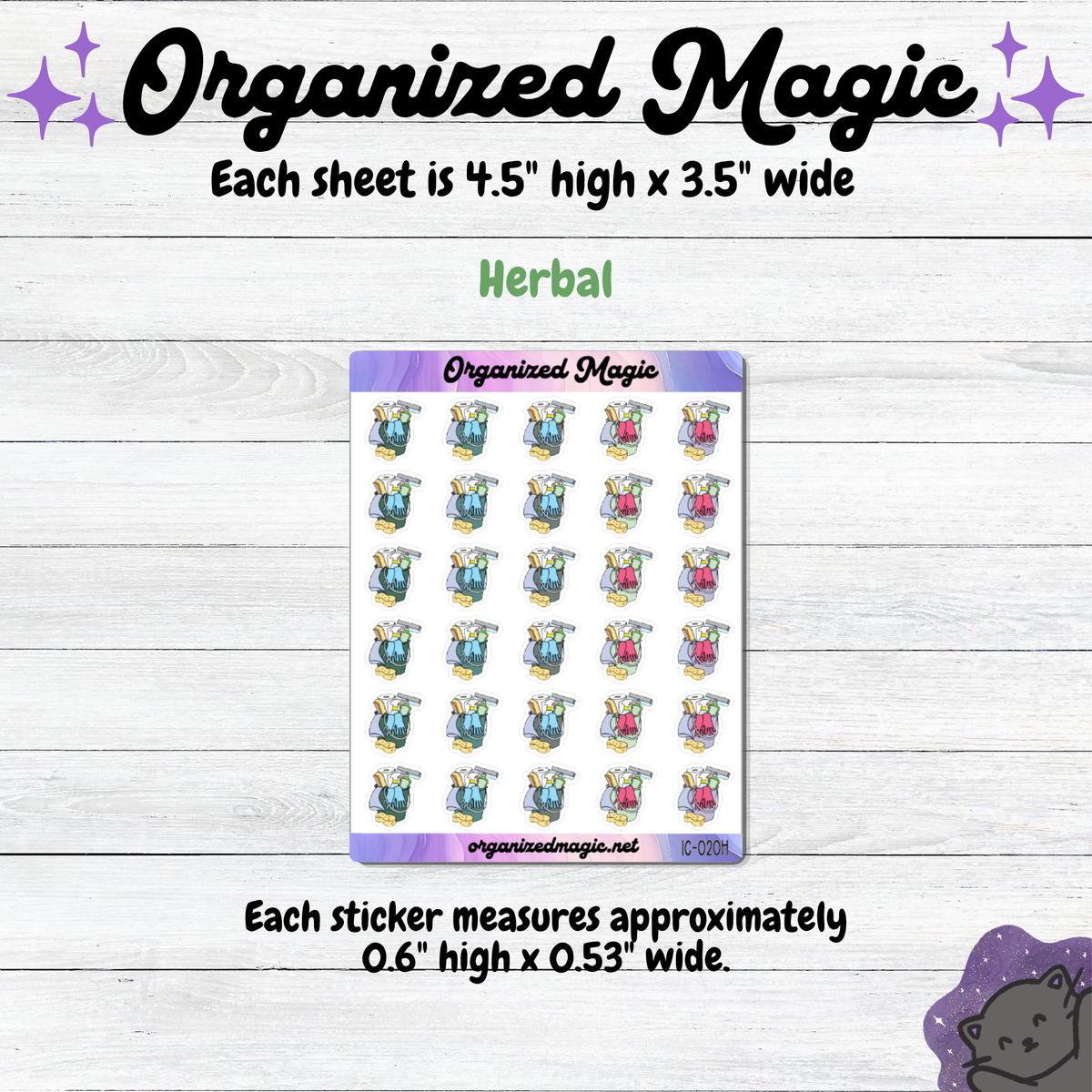 Cleaning Bucket planner stickers, Chore icon stickers