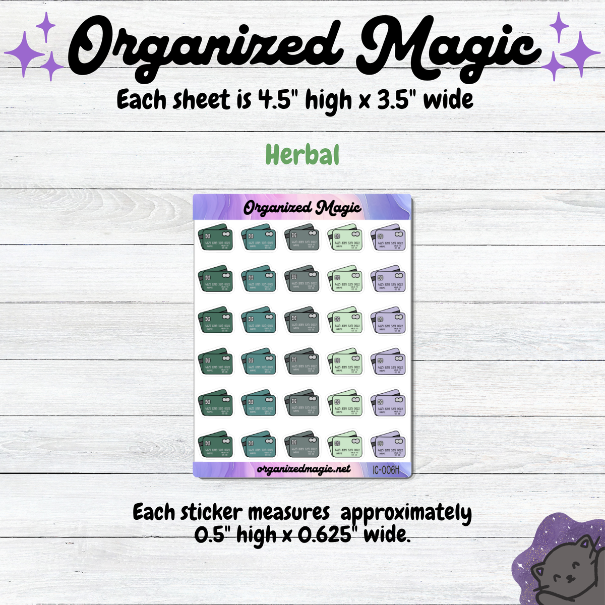 Credit Card planner stickers, Small budgeting bill icon stickers