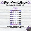 Credit Card planner stickers, Small budgeting bill icon stickers