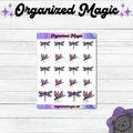 a sticker of dragonflies