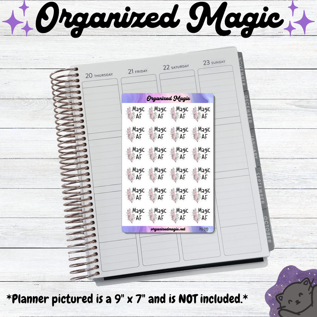 a notebook with a spiral bound and a sticker on it