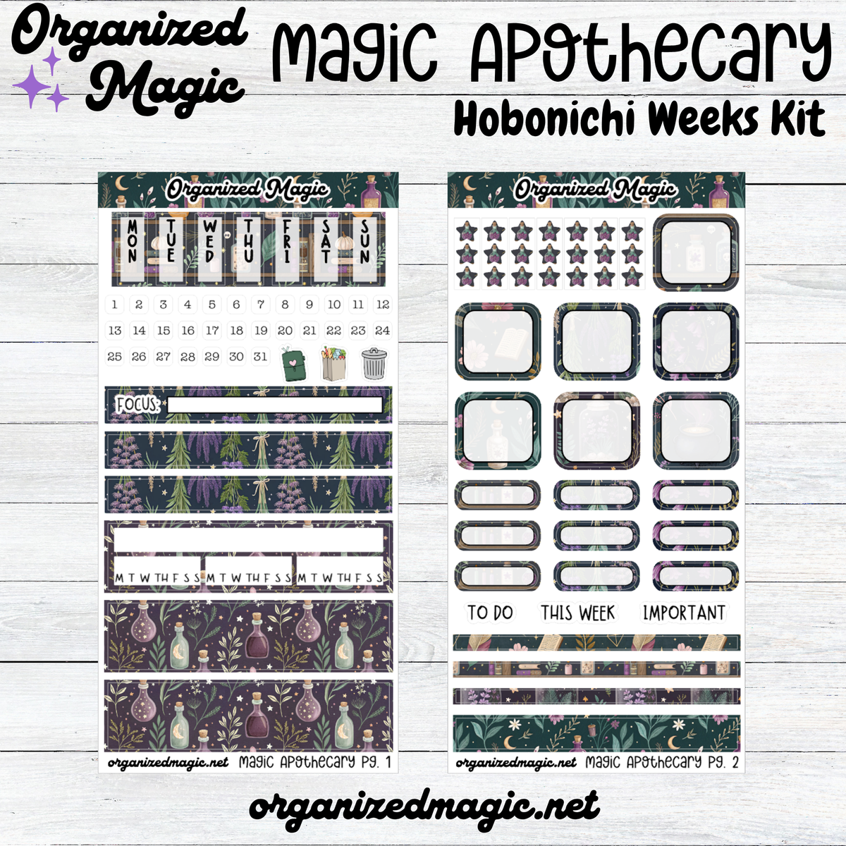 Magic Apothecary Hobonichi Weeks Kit