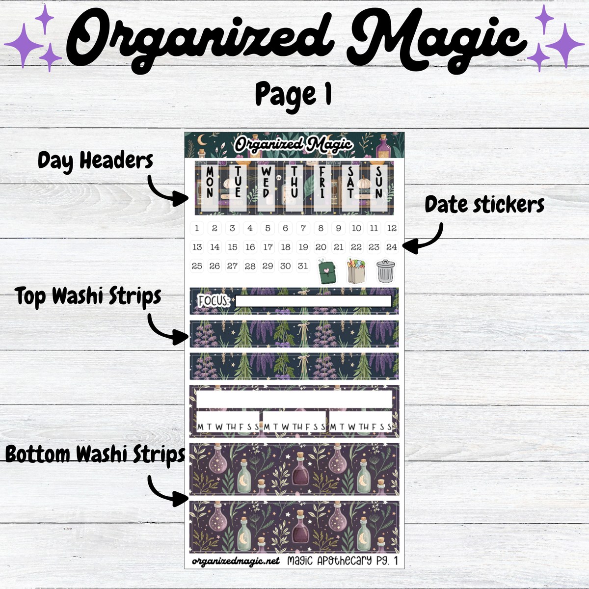 Magic Apothecary Hobonichi Weeks Kit