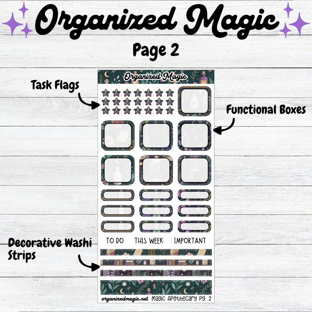 Magic Apothecary Hobonichi Weeks Kit