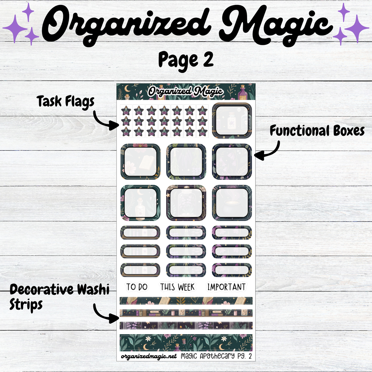 Magic Apothecary Hobonichi Weeks Kit