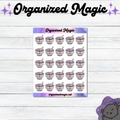 Mortar & Pestle Planner Stickers, Gardening Witch Weatherproof Matte Stickers, herbalist deco