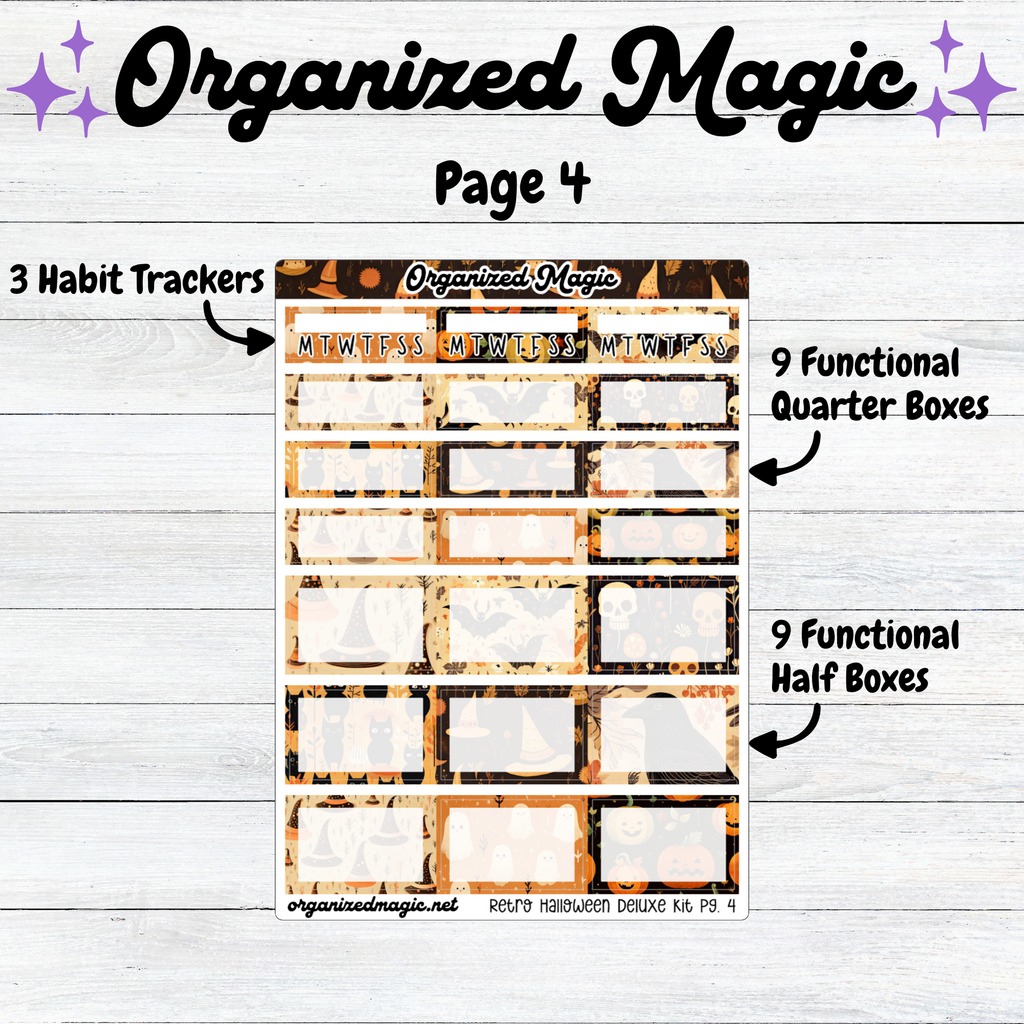 Retro Halloween Vertical Deluxe Kit