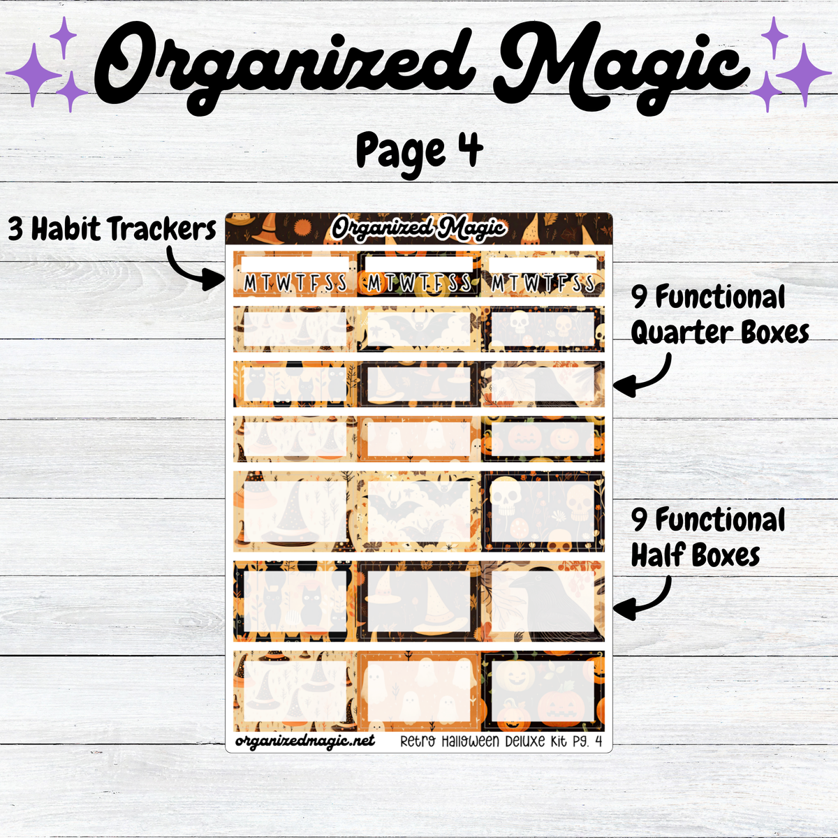 Retro Halloween Vertical Deluxe Kit