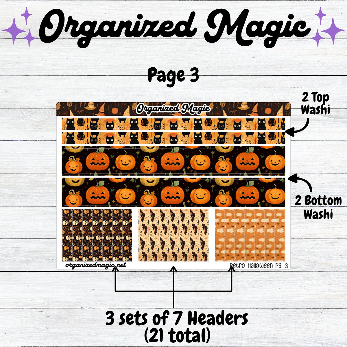 Retro Halloween Vertical Deluxe Kit