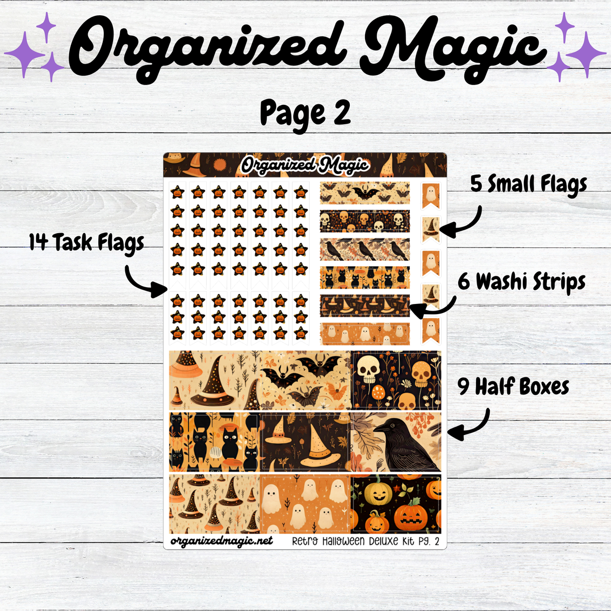 Retro Halloween Vertical Deluxe Kit