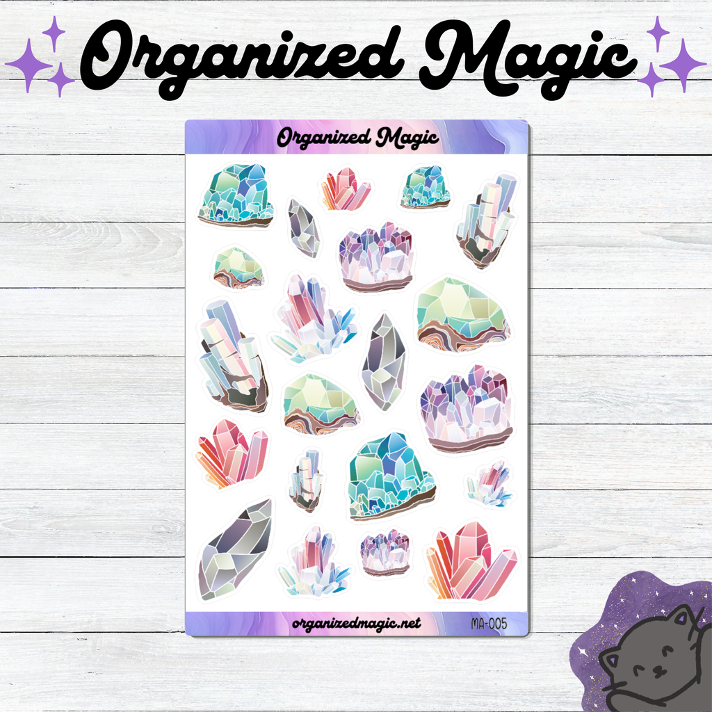 Watercolor Crystals