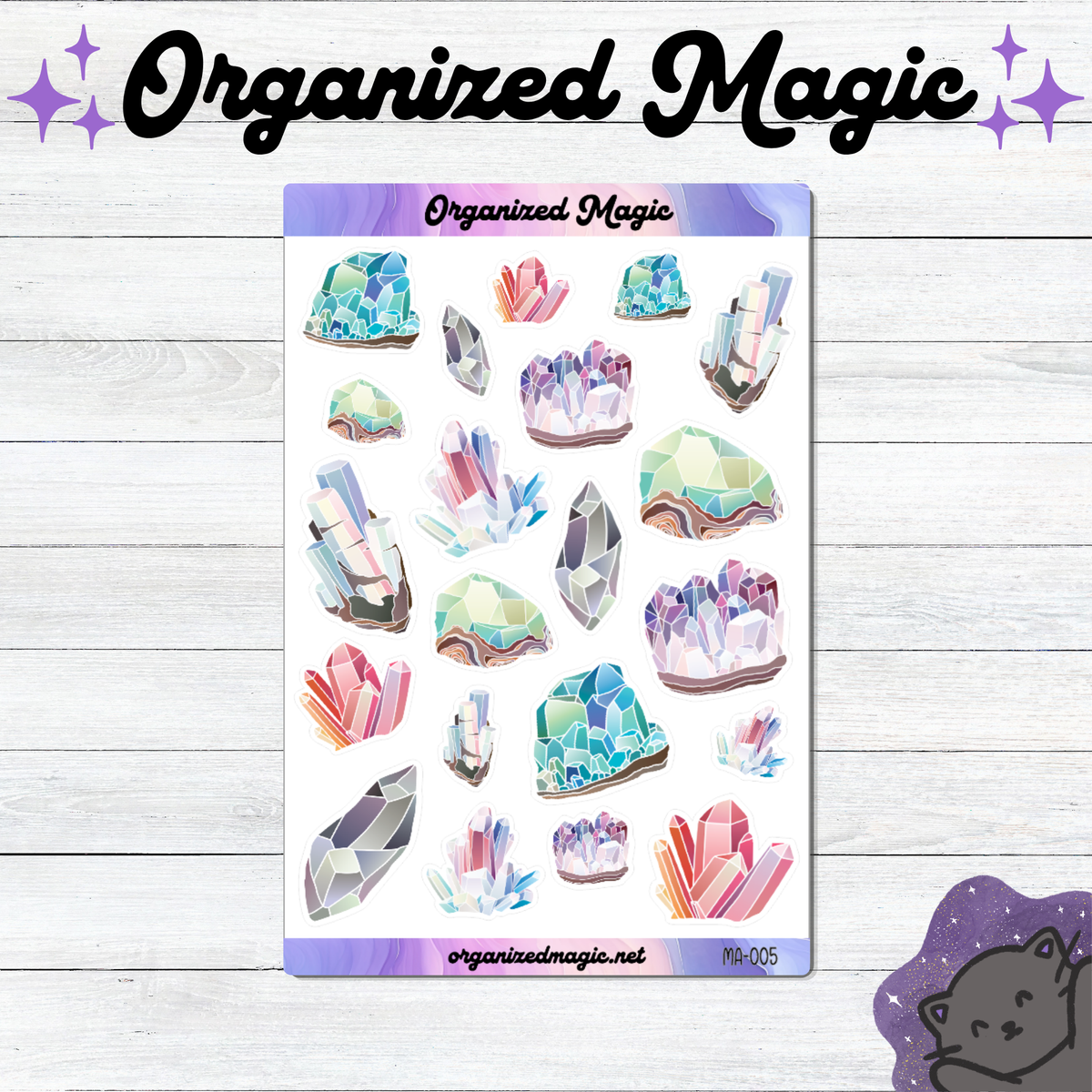 Watercolor Crystals