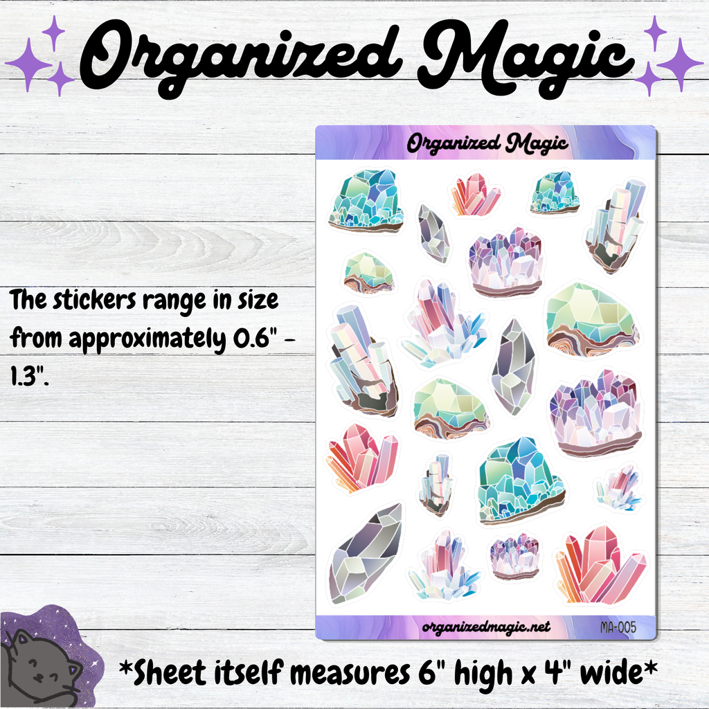 Watercolor Crystals