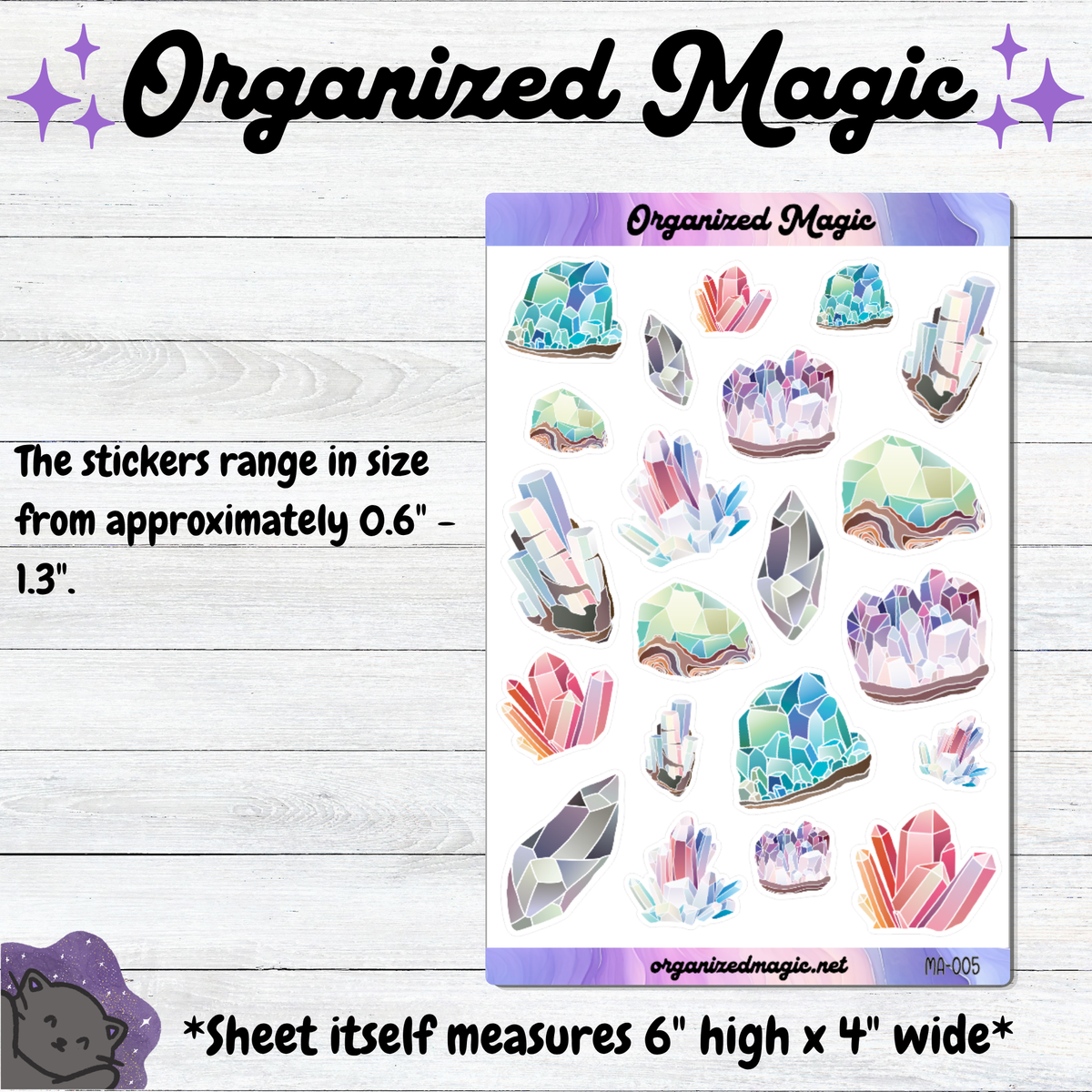 Watercolor Crystals