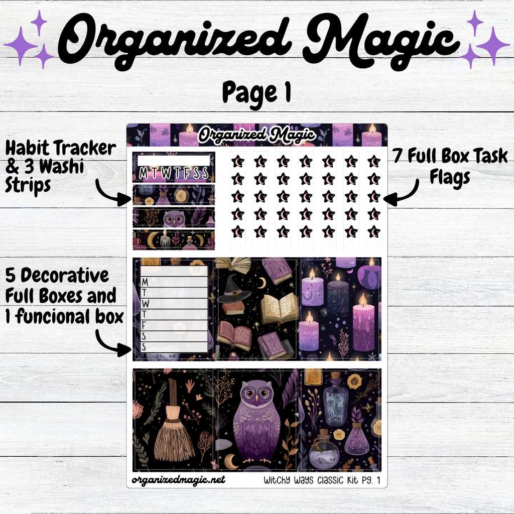 Witchy Ways Classic Vertical Kit