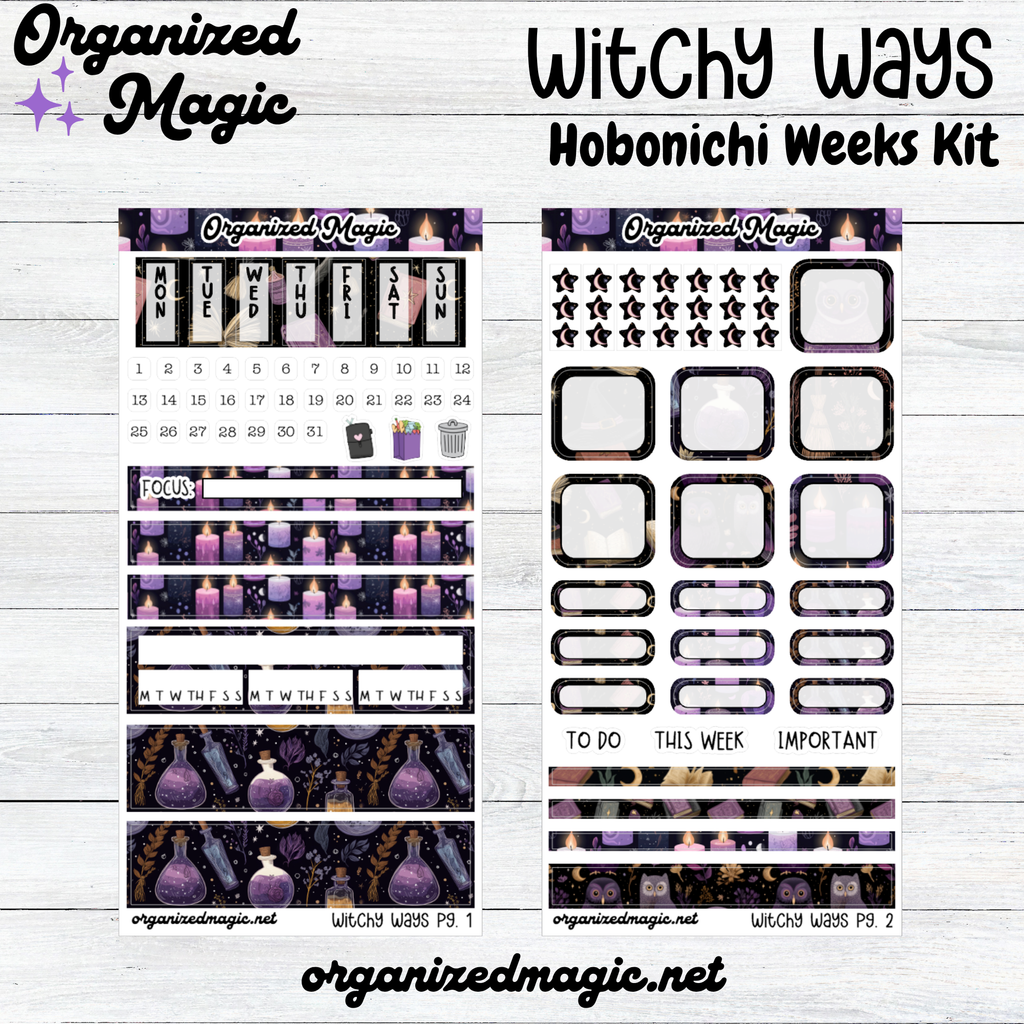 a persony ways hobonichi weeks kit